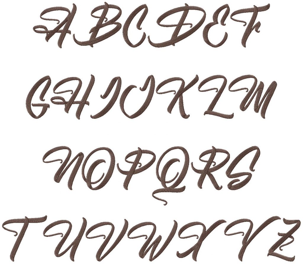 Bright Future Embroidery Font – Embroidery Font Club