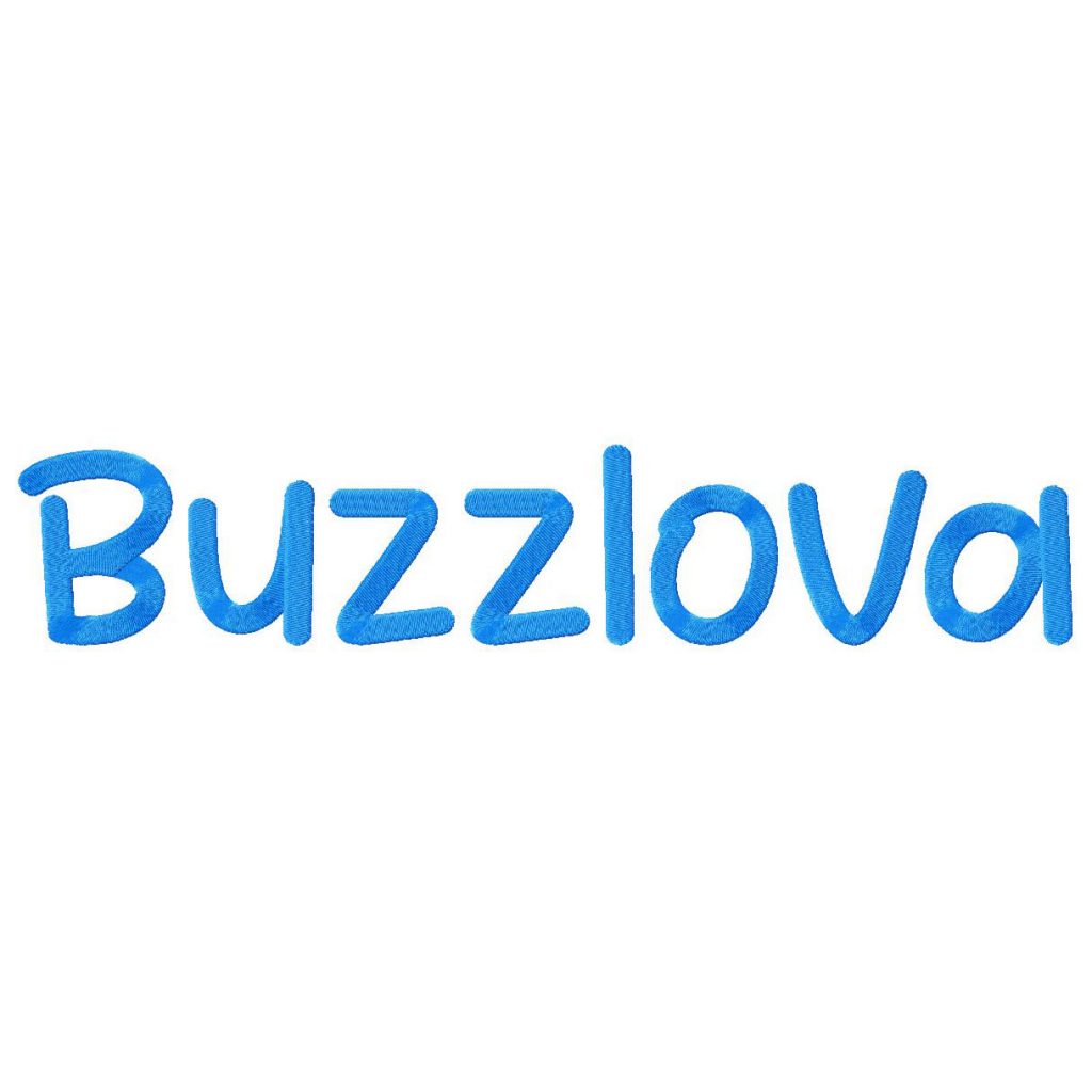 Buzzlova Embroidery Font