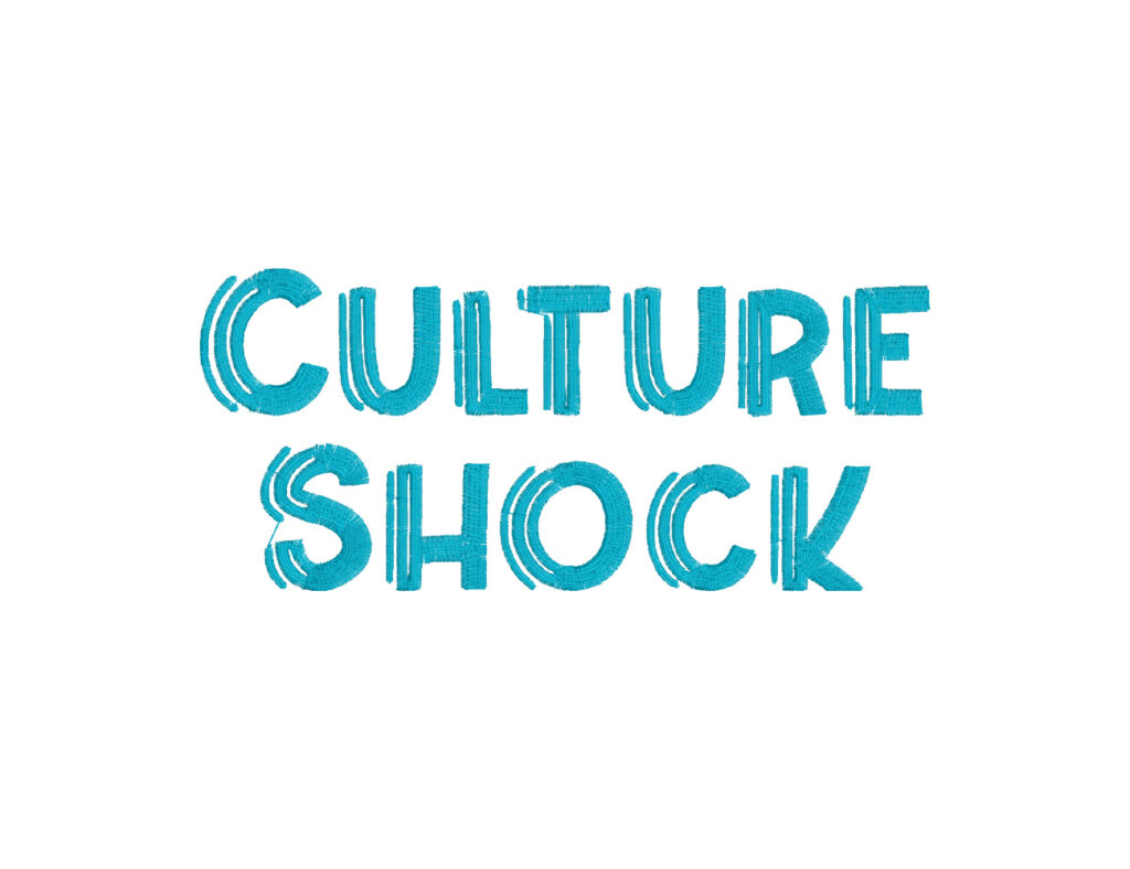 Culture Shock Machine Embroidery Font