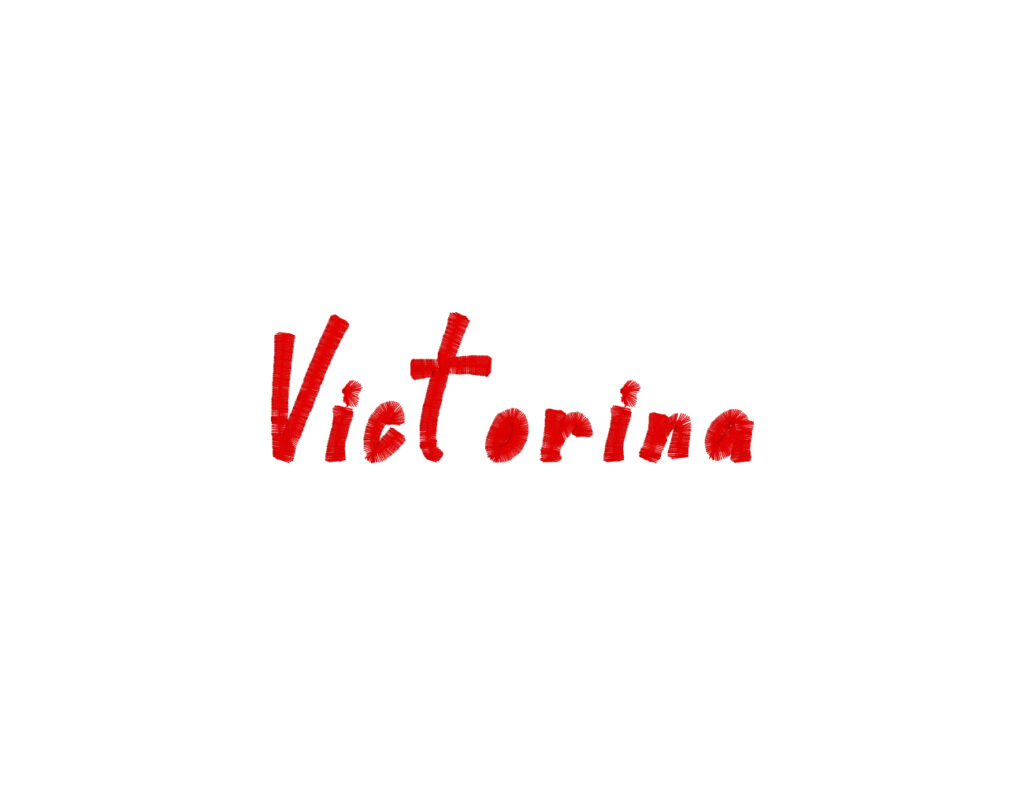 Victorina Embroidery Font