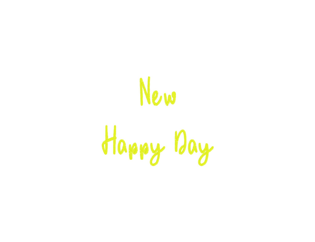New Happy Day Embroidery Font