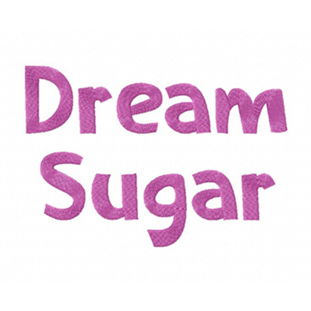 Dream Sugar Embroidery Font