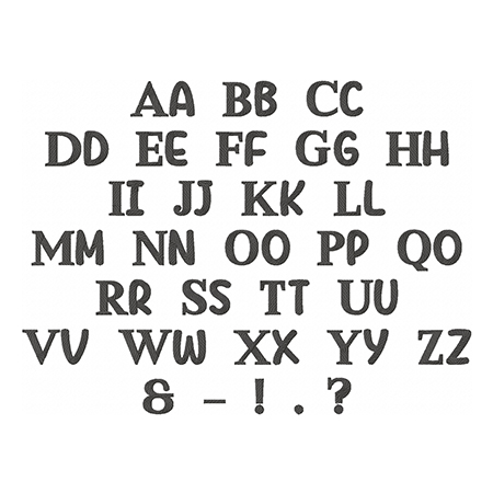 Moon Dance Embroidery Font - Image 2