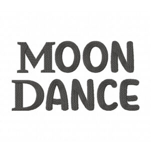 Moon Dance Embroidery Font