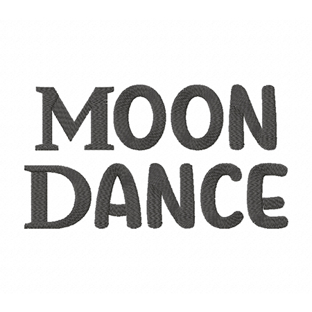 Moon Dance Embroidery Font