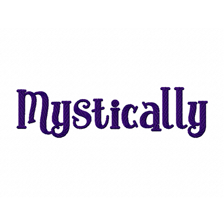Mystically Embroidery Font