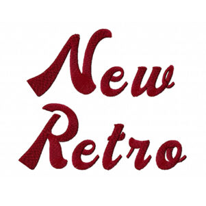 New Retro Embroidery Font