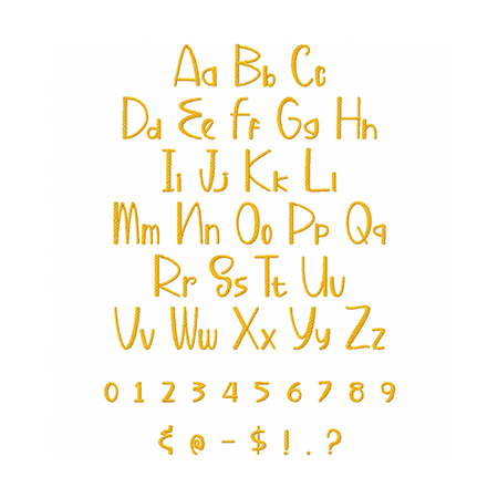 Sally Bee Embroidery Font - Image 2
