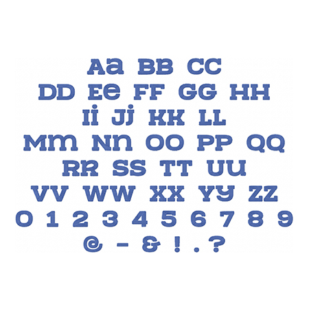 Tearin up Embroidery Font - Image 2