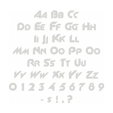 Angel Embroidery Font - Image 2