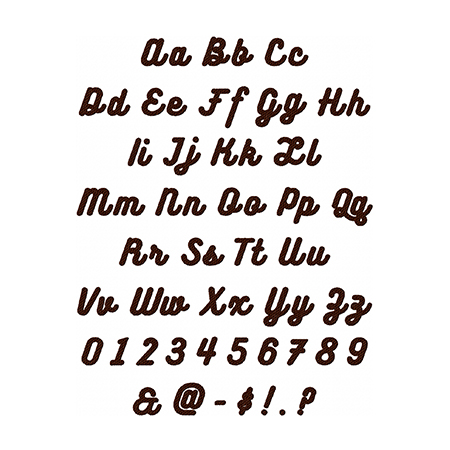 Buck Harry Embroidery Font - Image 2