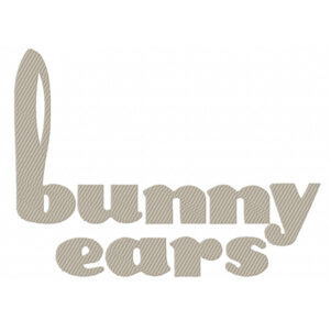 Bunny Ears Embroidery Font