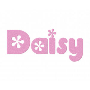 Daisy Embroidery Font