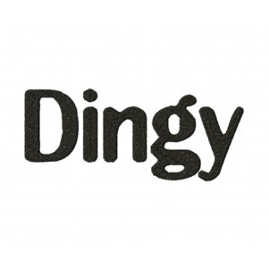 Dingy Embroidery Font