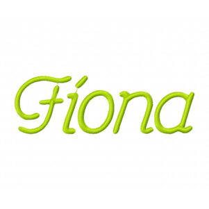 Fiona Embroidery Font