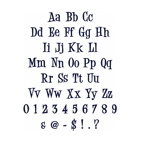 Late Night Embroidery Font - Image 2
