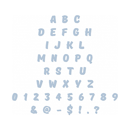 Leaders Embroidery Font - Image 2