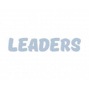 Leaders Embroidery Font