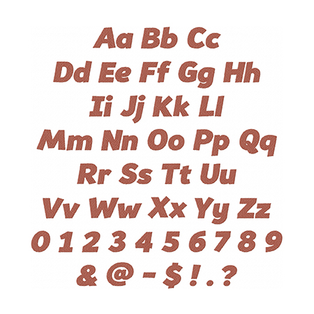 Mouses Embroidery Font - Image 2