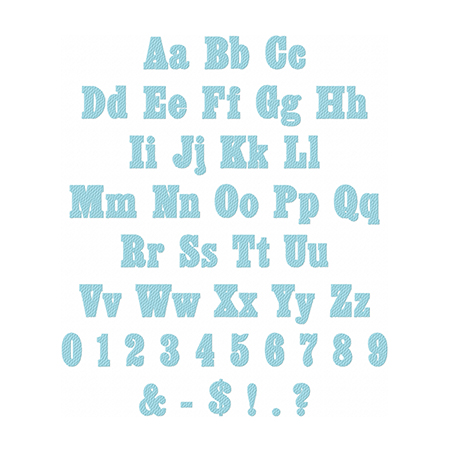 Papyrus Embroidery Font - Image 2