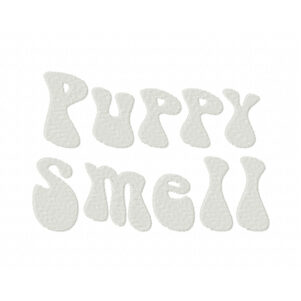 Puppy Smell Embroidery Font